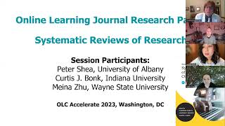 R678 Week 3 Spring 2024 Systematic Reviews of Research on Online Learning (3 guests: 2:11:20)