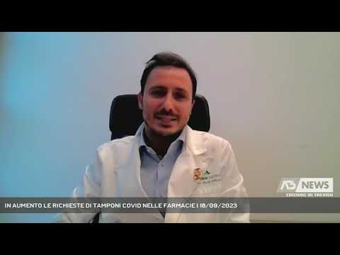 IN AUMENTO LE RICHIESTE DI TAMPONI COVID NELLE FARMACIE | 18/09/2023