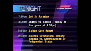 Sportschannel Scheduleid 1993