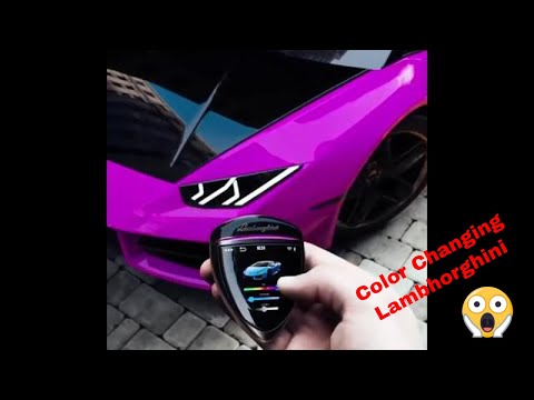 Color Changing Lamborghini