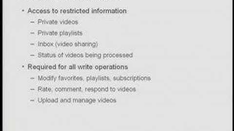 Google I/O 2008 - YouTube on Your Site