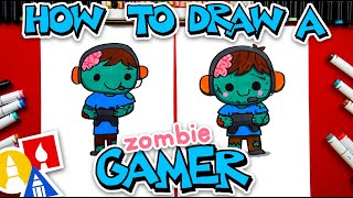 how draw zombie gamer