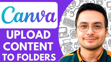 How to Upload Content to Folders in Canva  - 2025 (Easiest Way)