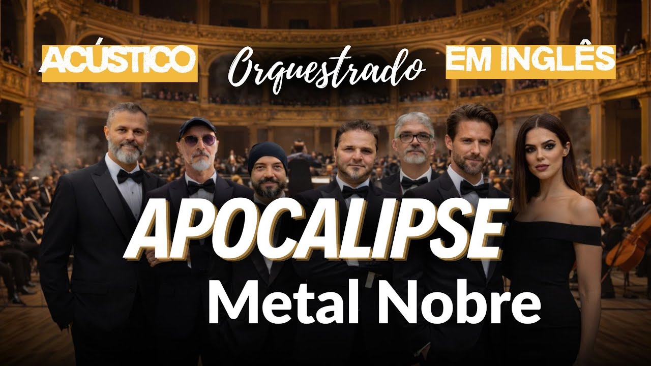 APOCALIPSE VERSÃO ACÚSTICA COM ORQUESTRA SINFÔNICA EM INGLÊS METAL NOBRE (Cover IA) | Rock Gospel IA