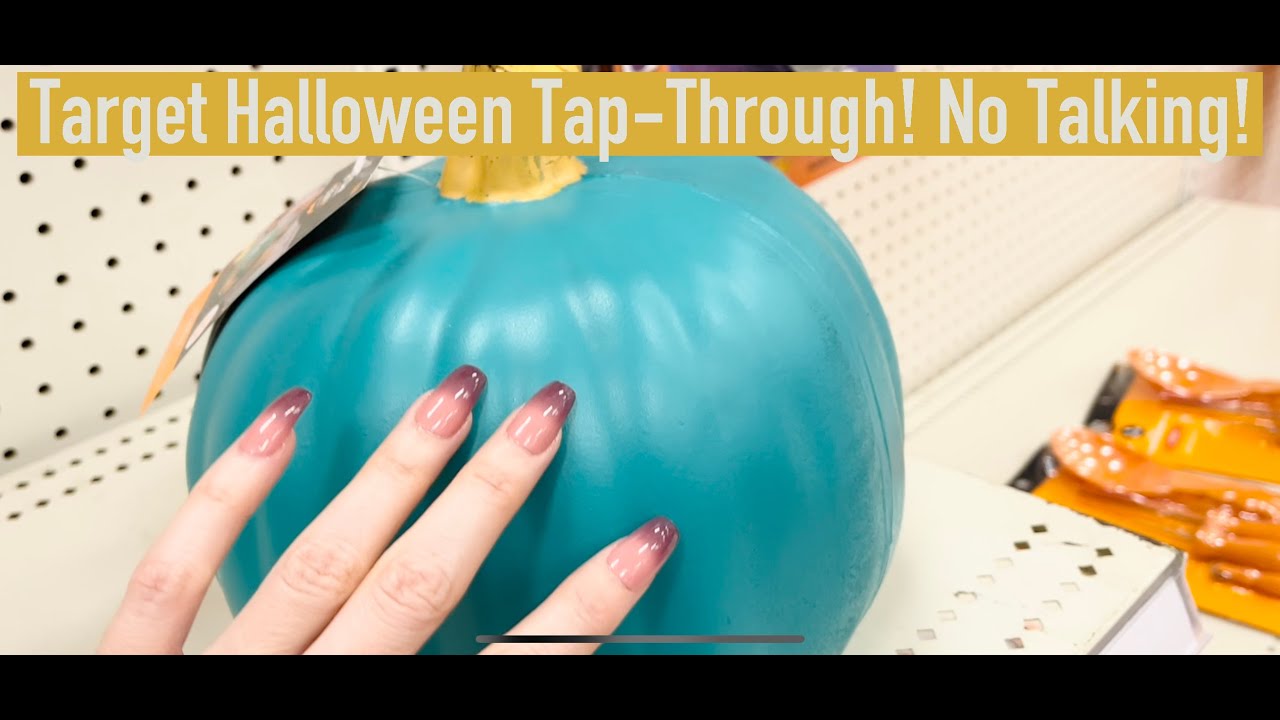 ASMR * Target Halloween Tap-Through! * Fast Tapping & Scratching * No Talking