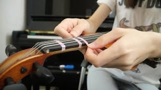 How to Paste Fingering Stickers on Violin | Even Beginners Can Do It!