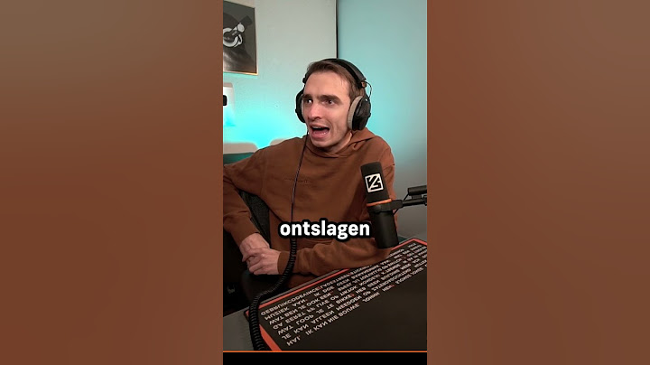 Ik Zie Dit Niet In Het Echt Gebeuren...