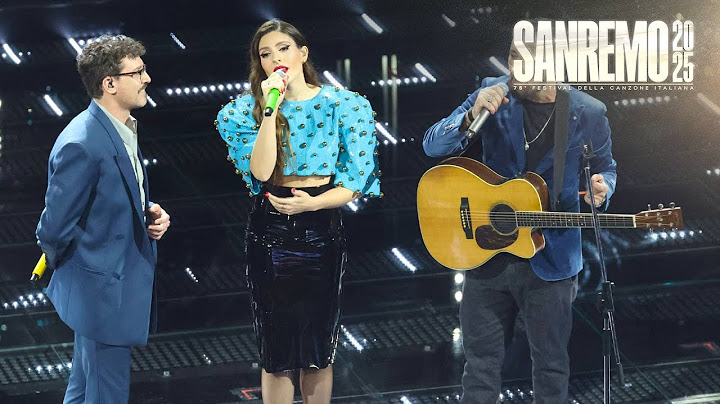 Sanremo 2025 - Willie Peyote con Tiromancino e Ditonellapiaga cantano “Un tempo piccolo”