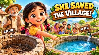 The Little Girl Who Saved the Village Well 💧🌾 | Heartwarming 3D Cartoon Story for Kids