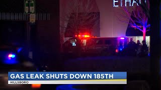 NW 185th Avenue reopened after car hits gas line in Hillsboro