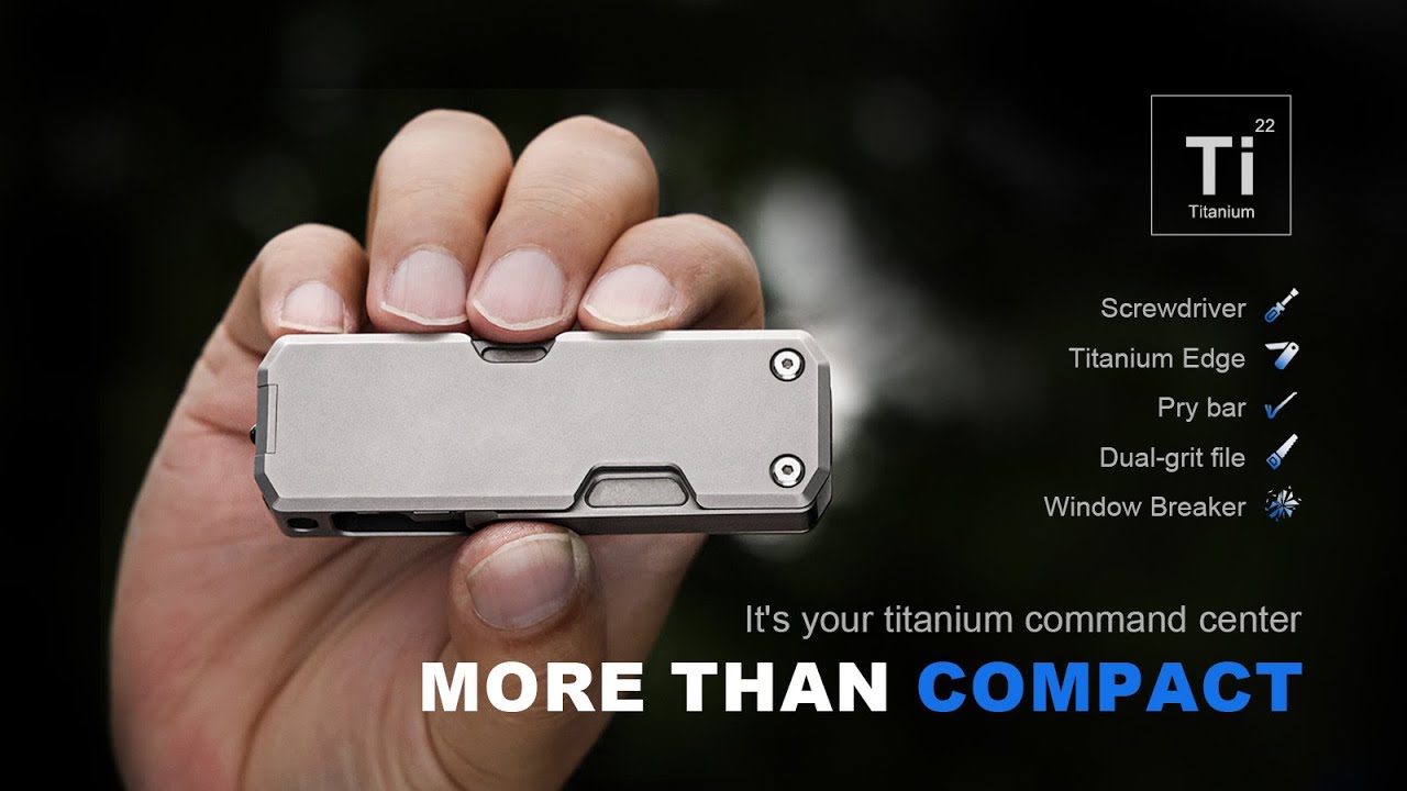 NexTool｜10 機能を備えたチタン製 EDC マルチツール、日常から緊急