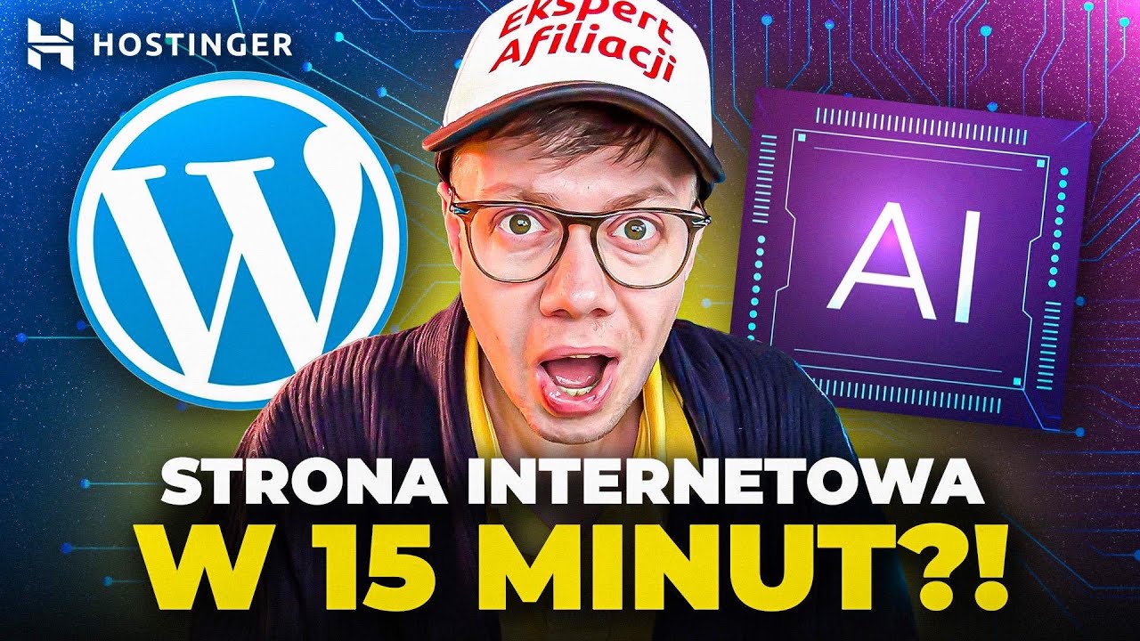 Jak stworzyć stronę na WordPressie w 15 minut dzięki AI 🧠 | Hostinger dla afiliantów i freelancerów
