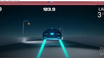 I edited the unity standard assets race car