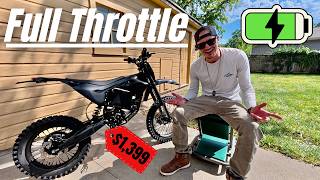 Cheapest electric dirt bike / Full Test / Qronge X1 Spark L