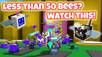 If You Have Less Than 50 Bees, Watch This! (Bee Swarm Simulator)