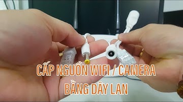Cách cấp nguồn modem wifi/Camera qua dây mạng lan bằng cáp chuyển PoE | Nghĩa WiFi