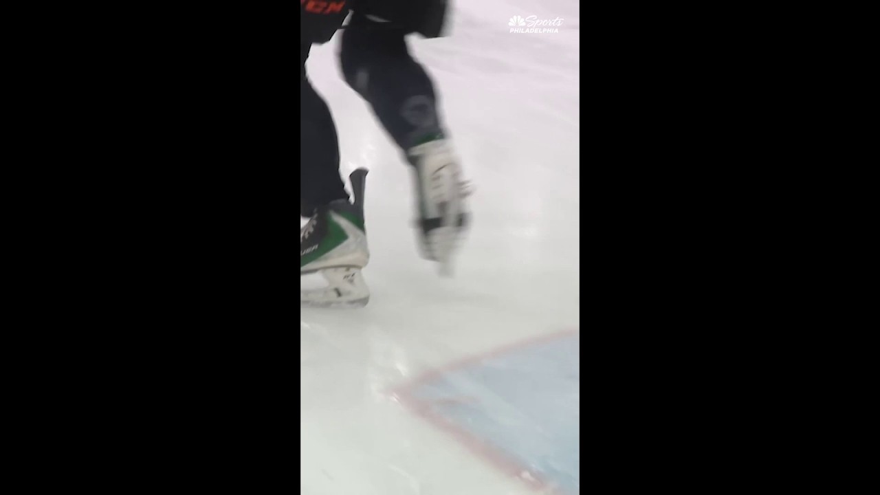 First look at Maksim Sokolovskii in a Flyers jersey at development camp