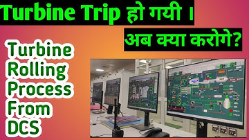 Turbine Rolling Procedure| How to Roll Turbine After Trip| Turbine DCS Operation || Slopfired Boiler