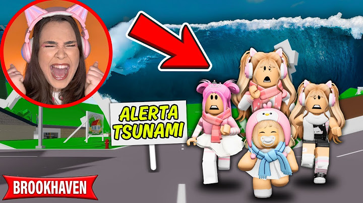 Nós SOBREVIVEMOS ao MAIOR TSUNAMI em BROOKHAVEN!