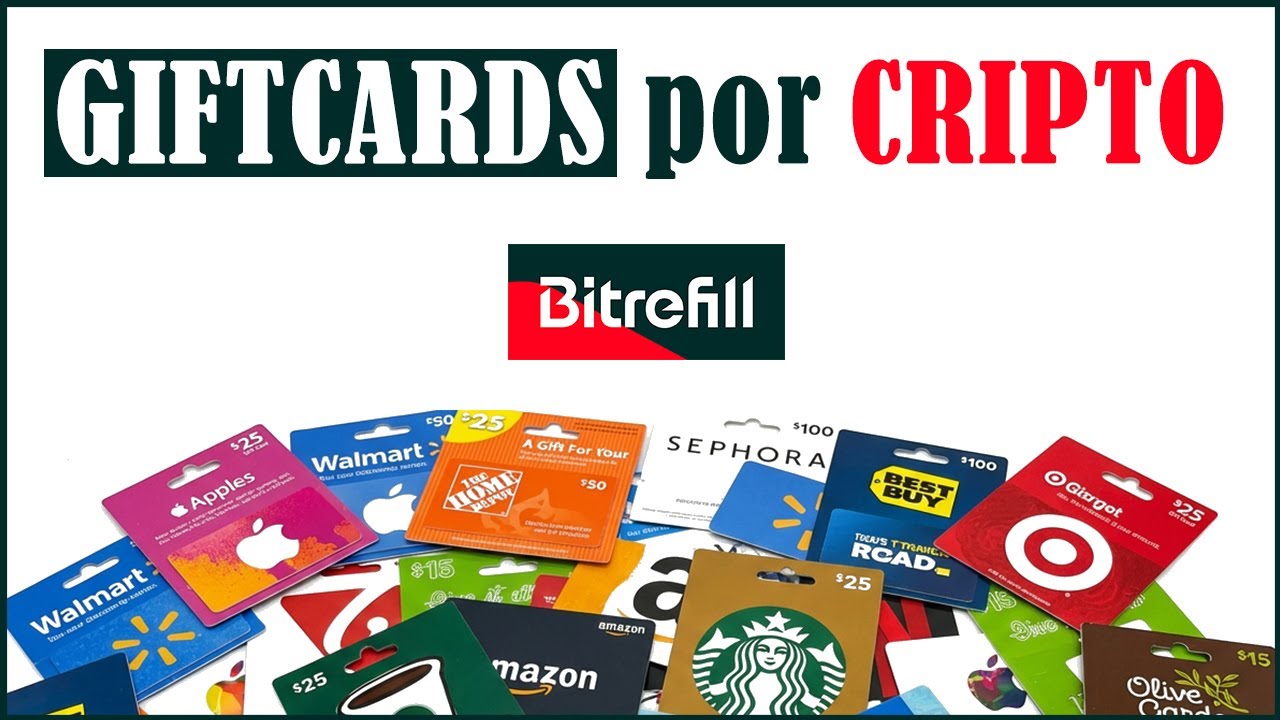 ¡COMPRA GIFTCARDS con CRIPTO al instante! Guía completa de Bitrefill paso a  paso