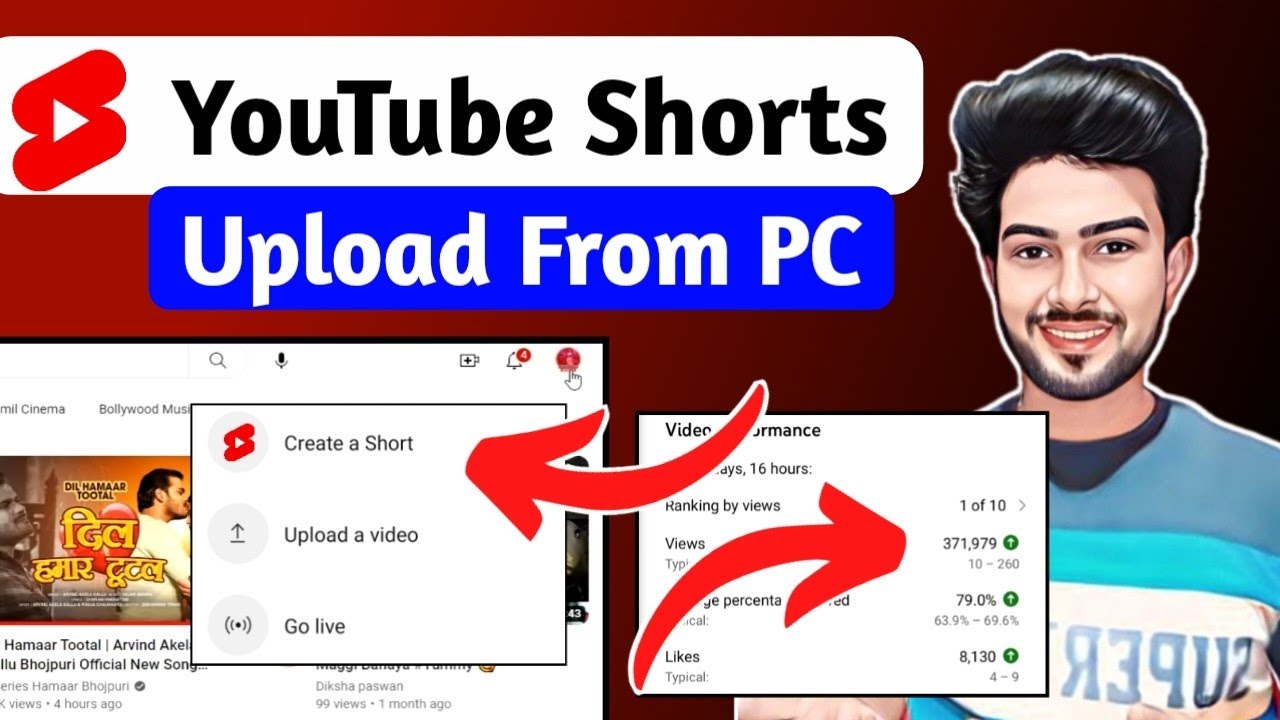 How To Upload Shorts On Youtube From PC I How To Upload Youtube Shorts