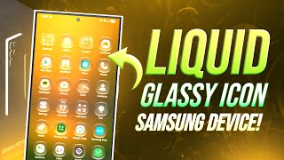 Liquid Glassy Theme for Samsung 🔥 | Make Your Phone Look Premium!
