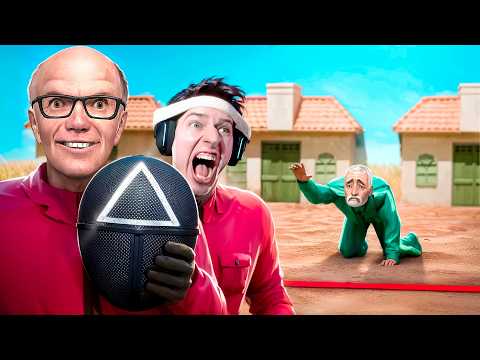 ИГРАЕМ ЗА НАДЗИРАТЕЛЕЙ в ИГРА В КАЛЬМАРА 3 в VR! АНАТОХИЧ и ДРЫНДА в Garry’s Mod