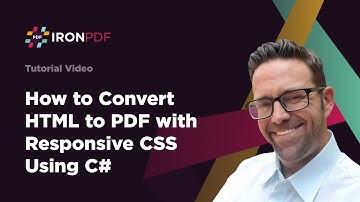 How to Convert HTML to PDF with Responsive CSS using C# | IronPDF