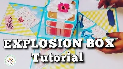 EXPLOSION BOX/#explosionboxtutorial   PART2 /#diyexplosionbox explosion box Tutorial for biggner