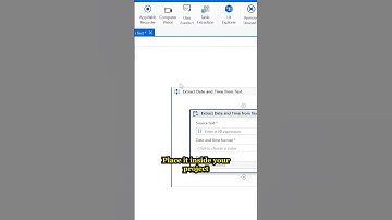 UiPath Tricks | Extract date and time from text  #rpauipath #tutorial #rpa Subscribe for more 👉: