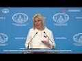 Мария Захарова: Россия шокирована обвинениями в причастности к политическому кризису в Италии