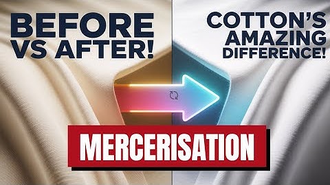 Mercerisation Process #Mercerisation #TextileEngineering #CottonProcessing #TextileFinishing