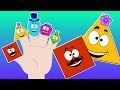 KBC | Shapes Finger Family | shapes song | nursery rhymes for kids | learn shapes