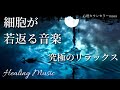 本当に疲れが取れて細胞が修復する【作業用BGM・睡眠用BGM】短時間睡眠でも朝スッキリと目覚める睡眠音楽、睡眠導入、熟睡できる音楽、自律神経を整える。作業中に聞き流すのも効果的！