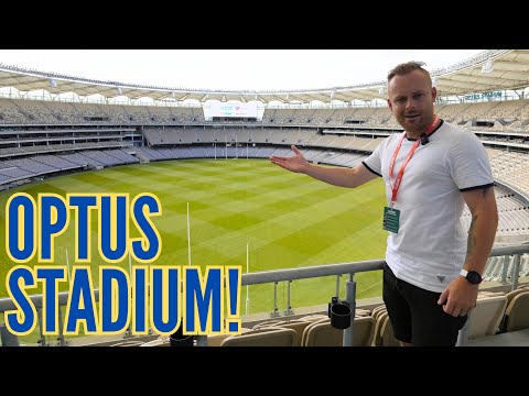 We went to the most beautiful stadium in the WORLD! Optus Stadium Tour | Vlog |
