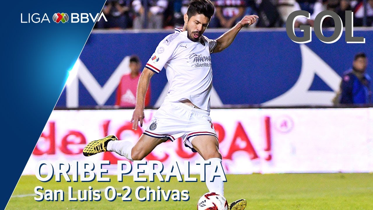 Gol de O. Peralta | San Luis 0 - 2 Chivas | Liga BBVA MX - Jornada 4 ...