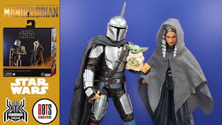 Star Wars Black Series MANDALORIAN AHSOKA TANO & GROGU Season 2 Exclusive 3-Pack Figure Review