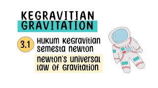 Hukum Kegravitian Semesta Newton - 3.1 | Kegravitian (Fizik KSSM Tingkatan 4)