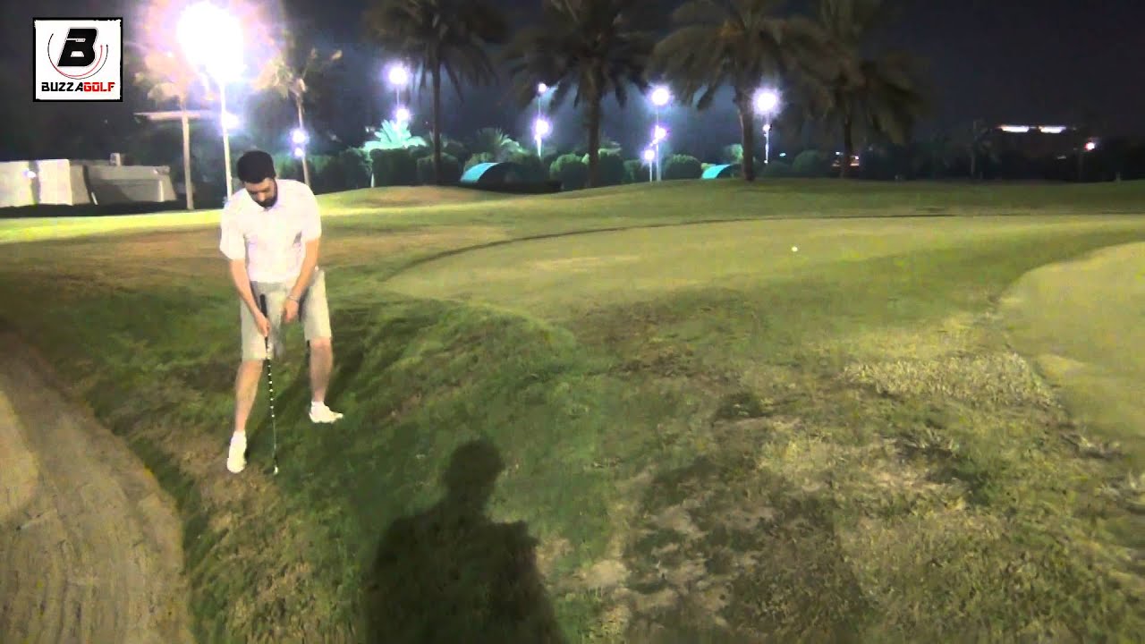 Night Golf Dubai Creek Bonus Vid 5 iron only challenge YouTube