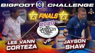 FINALS: Lee Vann CORTEZA vs Jayson SHAW: 2020 Derby City Classic Bigfoot 10-Ball Division