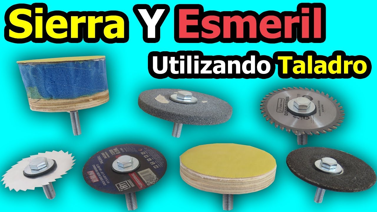 Cómo utilizar los accesorios de un taladro?