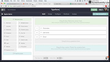 How to connect Typeform to Google Sheets using Zapier