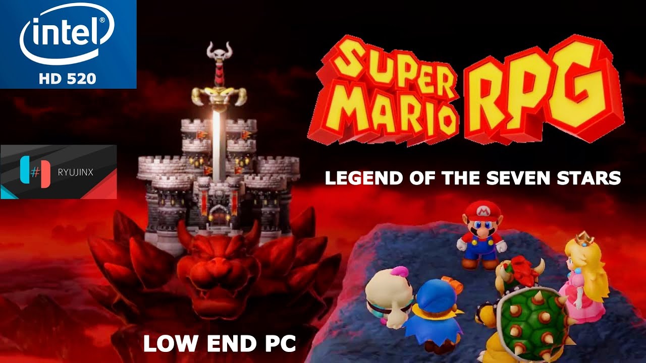 Super Mario RPG Legend Of The Seven Stars Ryujinx Intel HD 520 Low End ...