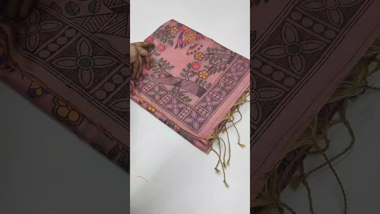 Madhubani Soft Muga Cotton Saree