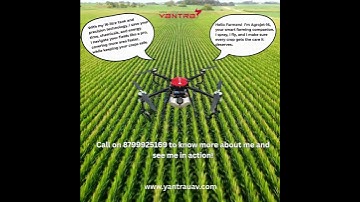 Smart Farming Made Simple with AgroJet-16 | Precision Power Performance | #yantradrones  #agridrone
