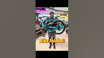 Folding & Unfolding the Reach! #shorts #pacificcycles #mightyvelo #Reach #packablebike #commute