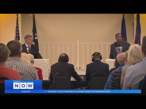 John James, Carl Malinga go head to head for Michigan's 10th Congressional District