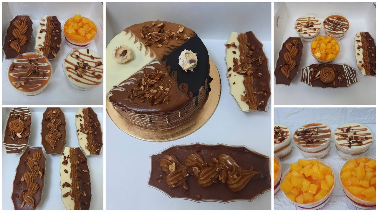 مينى تورت وكبات أشكال مختلفه لعمل بوكسات شيك جدا لشغل الاون لاين‼️