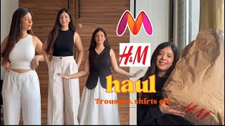 Thumbnail Myntra x H&m haul | h&m linen pants and trousers | basic shirts for summers #myntrahaul