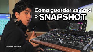 Como guardar snap o escena en Behringer WING | Tutorial MIXER WING